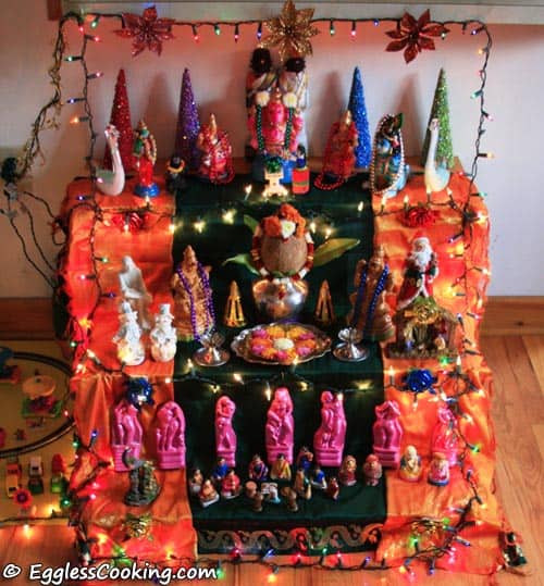 Golu Photos and Rice Flour Puttu
