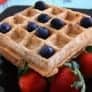 vegan oatmeal raisin waffles