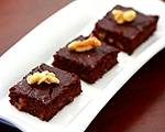 Madhuram's Oat Flour and Beet Brownies