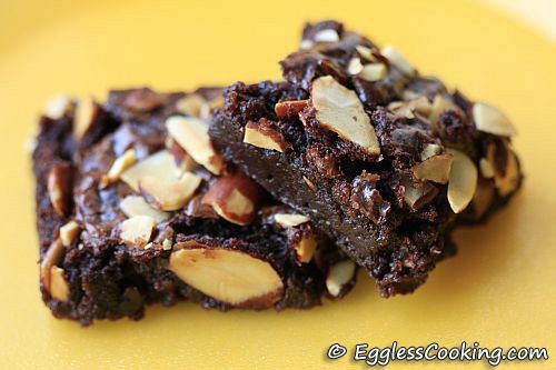 Fudge Brownies Using Yogurt As Egg Substitute