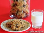 Vegan Oatmeal Raisin Cookies using Flax Seed Meal