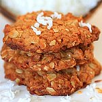 Oatmeal Shredded Coconut Cookies