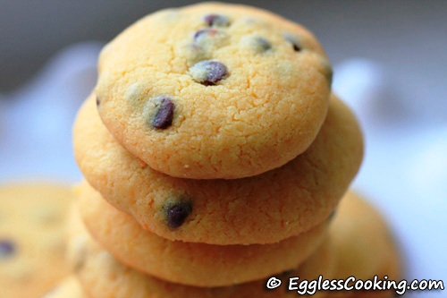 Eggless Pudding Cookies and homemade Cookie Tray