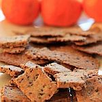 Whole Wheat and Sesame Crackers