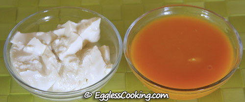 Tofu Mango Pudding Ingredients