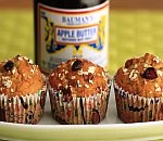 Low-Fat Oat Flour Cranberry Muffins