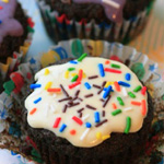 Vegan Cupcakes using Spinach & Blueberries
