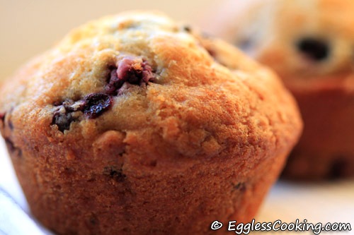 Vegan Blueberry Muffins using Apple Cider Vinegar