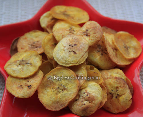 Baked Plaintain Chips
