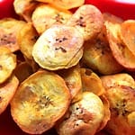 Healthy Baked Plantain Chips Healthy Baked Plantain Chips