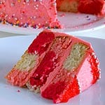 Eggless Checkerboard Cake – Valentine’s Day Theme Eggless Checkerboard Cake – Valentine’s Day Theme