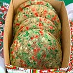 Easy Christmas Confetti Cookies Easy Christmas Confetti Cookies