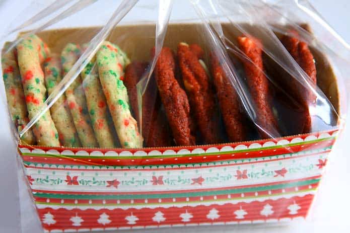 Funfetti Cookies ready for gifting