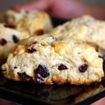 Cranberry Scones with White Chocolate Chips Cranberry Scones with White Chocolate Chips