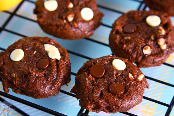 Egg Free Double Chocolate Chip Cookies