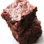Easy Eggless Brownies using Brownie Mix and Flaxseed Meal Easy Eggless Brownies using Brownie Mix and Flaxseed Meal