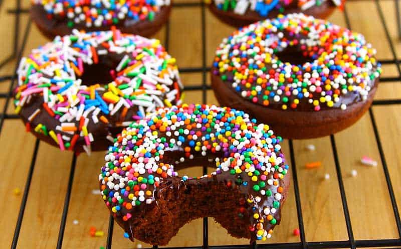 Eggless Chocolate Donuts