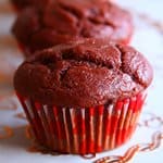 Eggless Chocolate Ricotta Muffins Eggless Chocolate Ricotta Muffins