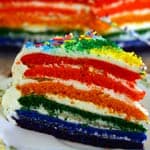 Eggless Rainbow Cake Eggless Rainbow Cake