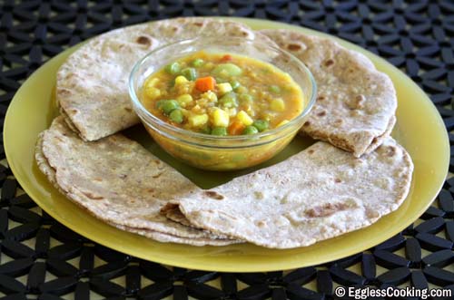 Mashed Beans Roti Mashed Beans Roti