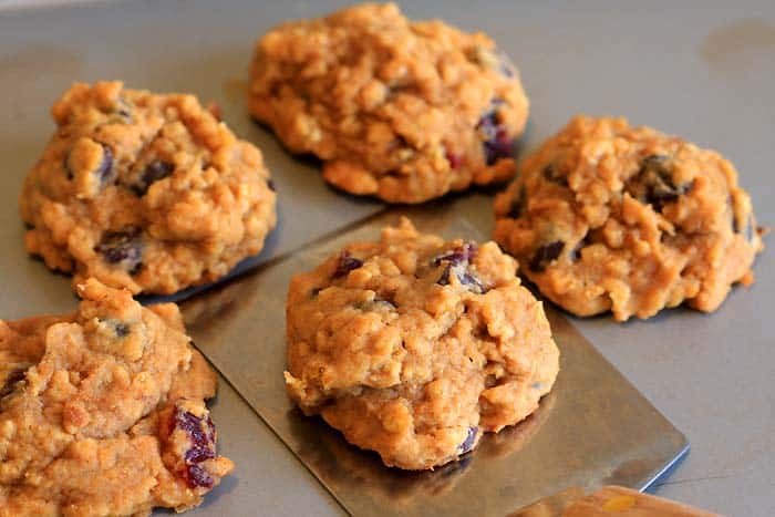 Pumpkin Cookies fresh from the oven