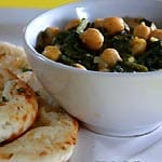 Spinach Chickpeas Gravy Spinach Chickpeas Gravy