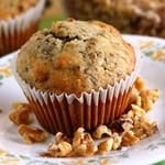Vegan Banana Walnut Muffins Vegan Banana Walnut Muffins