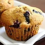 Vegan Whole Wheat Blueberry Muffins Vegan Whole Wheat Blueberry Muffins