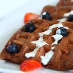 Vegan Chocolate Waffles Vegan Chocolate Waffles