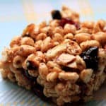 Crispy Breakfast Bars using Almond Butter Crispy Breakfast Bars using Almond Butter
