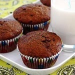 Vegan Double Chocolate Banana Muffins Vegan Double Chocolate Banana Muffins