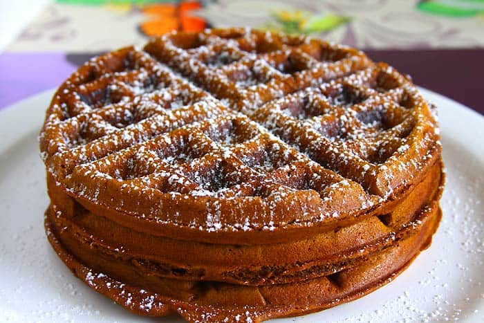 Vegan Gingerbread Waffles Vegan Gingerbread Waffles