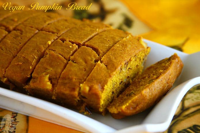 vegan pumpkin bread