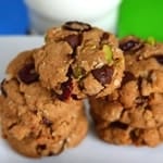 Vegan Whole Wheat, Oatmeal, Chocolate Chip Cookies Vegan Whole Wheat, Oatmeal, Chocolate Chip Cookies