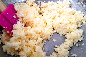Cream butter and sugar Cream butter and sugar