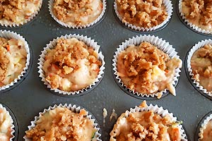 Sprinkle streusel topping. Sprinkle streusel topping.