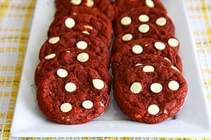 12) Red-velvet Chocolate Chip Cookies Are Ready To Serve!