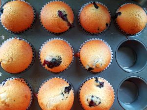 Blueberry Muffins Ready