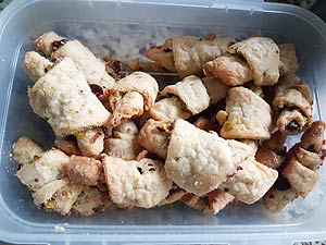 Baked Rugelach With Cranberry Filling Baked Rugelach With Cranberry Filling