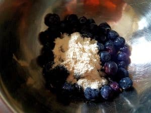 Sprinkle Some Flour Mix On Blueberries Sprinkle Some Flour Mix On Blueberries