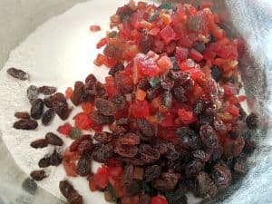 To Flour Mix Add Sugar And Dried Fruits To Flour Mix Add Sugar And Dried Fruits