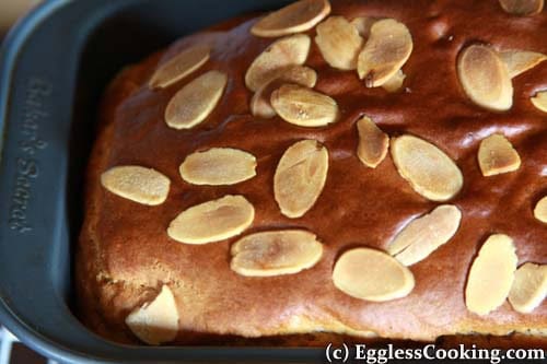 Eggless Almond Butter Bread Eggless Almond Butter Bread