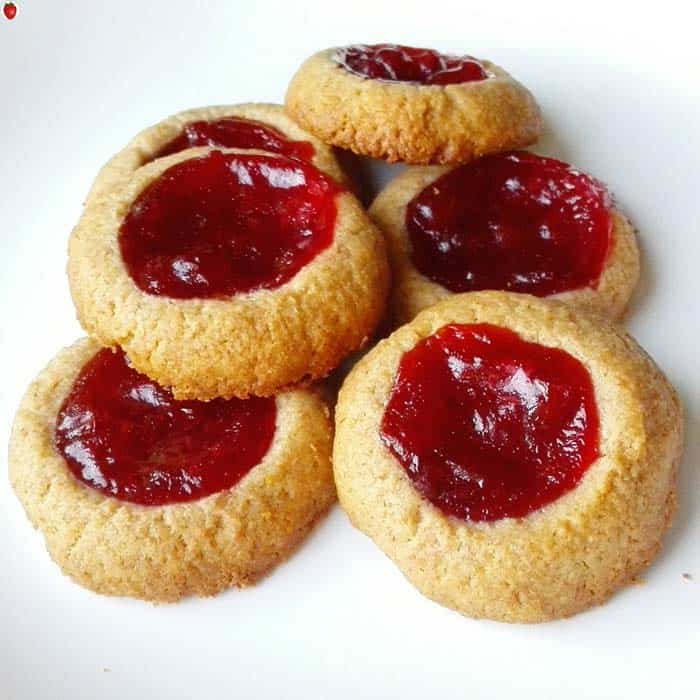 Jam Thumbprint Cookies Jam Thumbprint Cookies