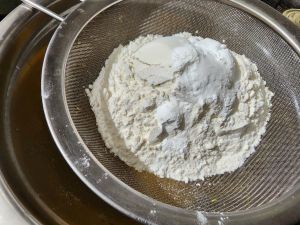 Add Dry Ingredients To The Seive Add Dry Ingredients To The Seive