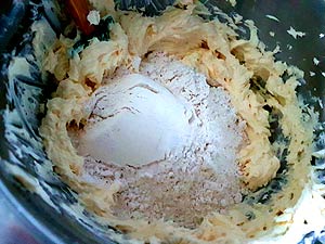 Add Flour And Salt To The Creamed Mixture Add Flour And Salt To The Creamed Mixture