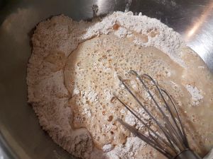 Pour Wet Mix Into Dry Mix Pour Wet Mix Into Dry Mix