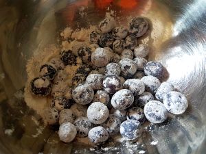Toss Blueberries And Flour To Coat Well Toss Blueberries And Flour To Coat Well