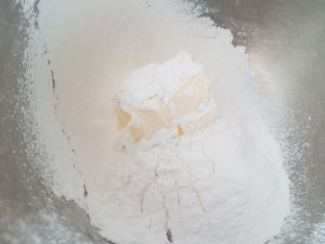 Icing Sugar Sifted Onto The Butter Icing Sugar Sifted Onto The Butter