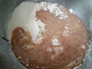 Pour Wet Mix Into Flour Mix Pour Wet Mix Into Flour Mix
