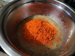 Stir In Shredded Carrots To Creamed Mixture Stir In Shredded Carrots To Creamed Mixture